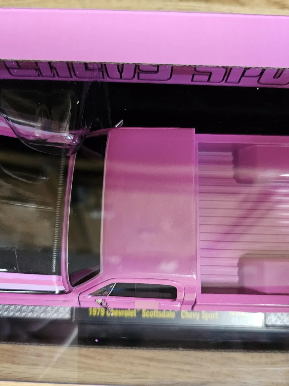 M2 Machines 1979 Chevrolet Scottsdale Chevy Sport Pink Die-Cast Truck